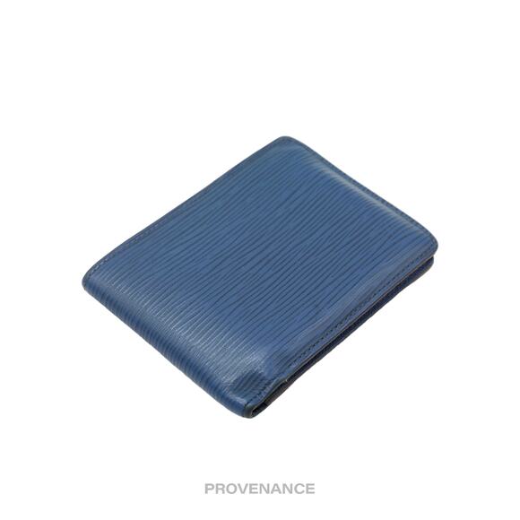 🔴 Louis Vuitton Multiple Wallet - Toledo Blue Epi Leather - Picture 4 of 10